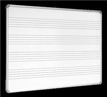 VisionChart Music Board Magnetic Porcelain 2400x1200mm