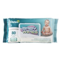 Oates Baby Wipe 80 Pack