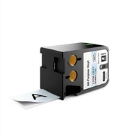 Dymo XTL All Purpose Label Vinyl Black on Clear 41mm Each