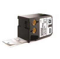 Dymo XTL Wire and Cable Wrap Black on White 31 x 21mm Each