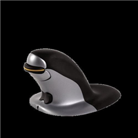 Fellowes Wireless Mouse Penguin Ambidextrous Vertical Small