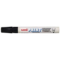 Uniball PX20 Paint Marker Bullet Point Black each 12 per Box