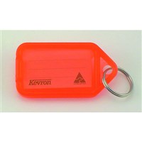 Kevron ID38 Keytags Fluoro Orange 50 Bag