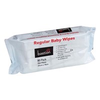 Bastion Baby Wipes 80 Sheets Unscented 20 Carton