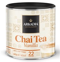 Arkadia Chai Tea Powder Vanilla 440g