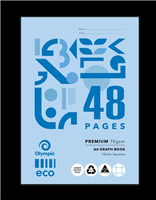 Olympic Eco Graph Book 10mm 48 Page 10 per Pack