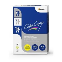 Color Copy Paper A4 250gsm Gloss White Ream 250