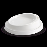 Biopak Pla Lid Opaque 8 to 20oz Large White Pk50 20 per Carton