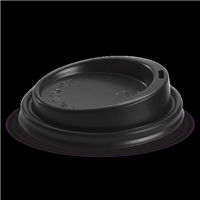 Biopak Lid 8to20oz Bioplastic 90mm Large Black Pk50 20 per Carton