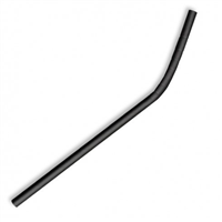 Biopak BioStraws Bendy 6mm Black Pk250