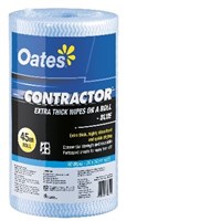 Oates Contractor Extra Thick Wipes Roll Blue