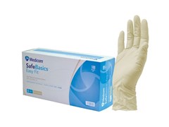 Medicom Latex Gloves Lightly Powdered Extra Large Natural 100 Pack 10 per Carton