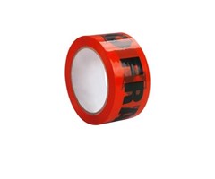 Fragile Tape 48x66m Black on Orange 6 per Pack