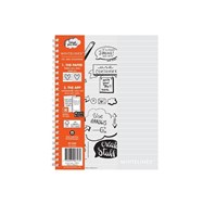 Whitelines Soft Cover Spiral 120pg A5 80gsm 7mm Ruled 5 Pack