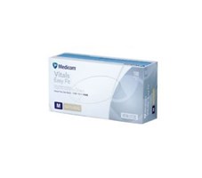 Medicom Vitals Easy Fit Latex Gloves Large 100 Pack 10 per Carton