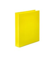 Marbig Insert Binder A4 2D Ring 25mm Yellow 20 per Box