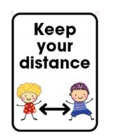 Wall Signage Keep your Distance