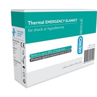 AeroRescue Emergency Thermal Blankets 140 x 210cm Box 100
