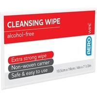 AeroWipe Alcohol Free Cleansing Wipes Bulk 20 x 10cm Box 2000