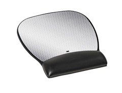 3M MW310LE Mouse Pad with Wrist Rest Anti Microbial Blacck