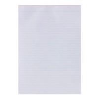 Writer Bond  Pads A4 Ruled 2 Sides White Pk10