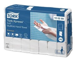Tork Xpress H2 Soft Multifold Hand Towel Premium 21 Packs Carton
