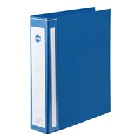 Marbig Ring Binder Deluxe A4 2D Ring 50mm Blue 12 per Box