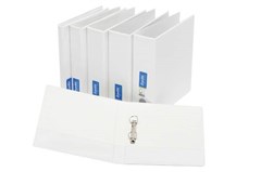 Bantex Insert Binder A4 2D Ring 16mm White 12 per Box
