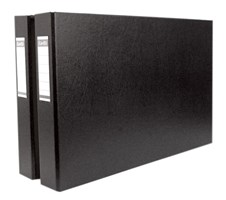 Bantex Binder Landscape A3 4D Ring 38mm Black 6 per Box