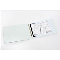 Marbig Insert Binder Landscape A3 3D Ring 38mm White 6 per Box