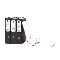Marbig Lever Arch File Foolscap Black 10 per Carton