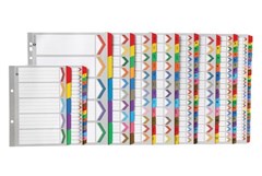 Marbig Dividers Financial Year Tab Reinforced A4 Assorted