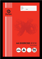 Olympic Exercise Book 96 Pages A4 Stapled 8mm 10 per Pack
