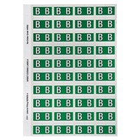 Avery Colour Coding Labels B Side Tab Dark Green 240 Pack