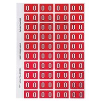 Avery Colour Coding Labels 0 Side Tab Red 240 Pack