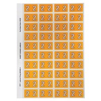 Avery Colour Coding Labels 2 Side Tab Orange 240 Pack