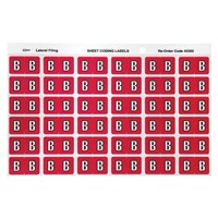 Avery Colour Coding Labels B Side Tab Magenta 180 Pack