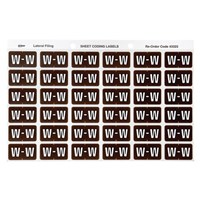 Avery Colour Coding Labels W Side Tab Brown 180 Pack