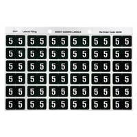 Avery Colour Coding Labels 5 Side Tab Dark Green 180 Pack