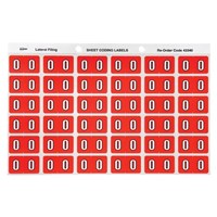 Avery Colour Coding Labels 0 Side Tab Pink 180 Pack