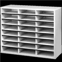 Fellowes Literature Sorter 24 Compartments Grey