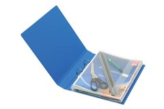 Marbig Binder Wallet Expanding A4 Clear 3 Pack
