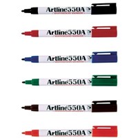 Artline 550A Whiteboard Markers Assorted 12 Box