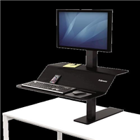 Fellowes VE Workstation Single Monitor Black