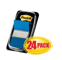 Post It Flags 680224 Cabinet Blue 24 Pack
