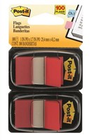 Post It Flags 680RD2 Red 2 Pack