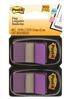 Post It Flags 680PU2 Purple 2 Pack