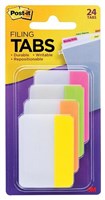 Post It Durable Tabs 686PLOY Assorted 24 Pack