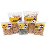 Esselte Rubber Bands 100g Size 64 Natural Box