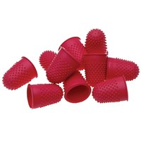 Esselte Thimblette Finger Pad Size 00 Pink 10 per Pack